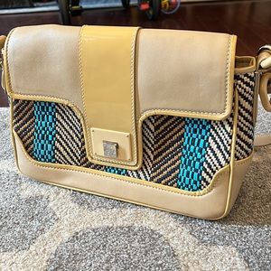 Tiffany rafia woven handbag